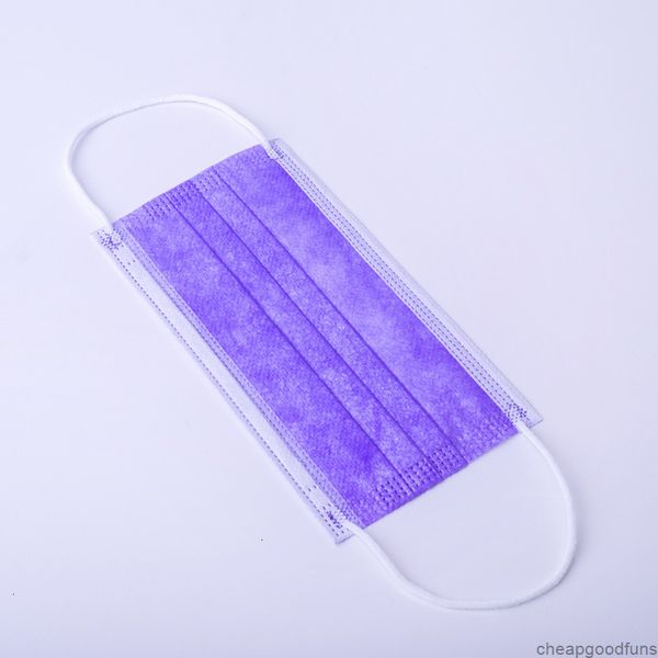 

dh face 3 layers dustproof facial protective cover anti-dust disposable salon earloop mouth mask p