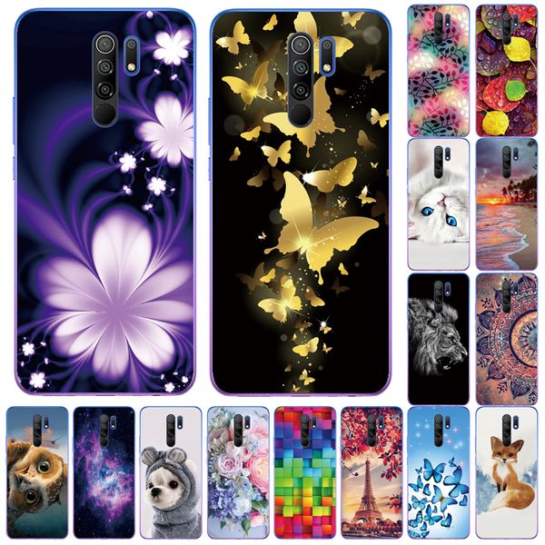 

silicon case for xiaomi 9a cases soft tpu back cover on 9c bumper redmi 9 phone shell bag full protection coque