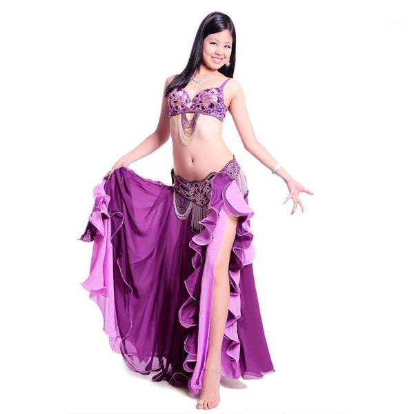 

new grade belly dance set/ costume/belly dancing clothes/bellydance skirt dress 18001clover1, Black;red