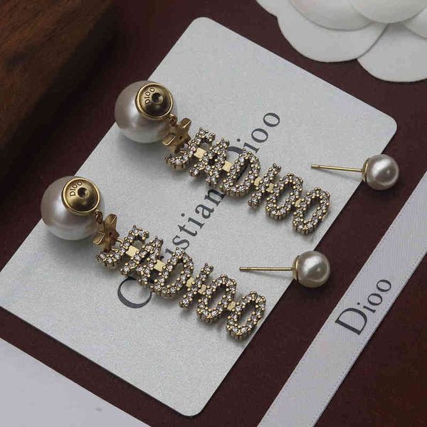 

design accessories new pearl earrings, Golden
