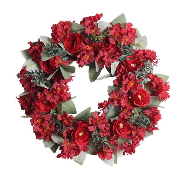 

simulation valentine's day wreath decoration venue layout props wreaths garlands artificial plants wedding decorative flowers
