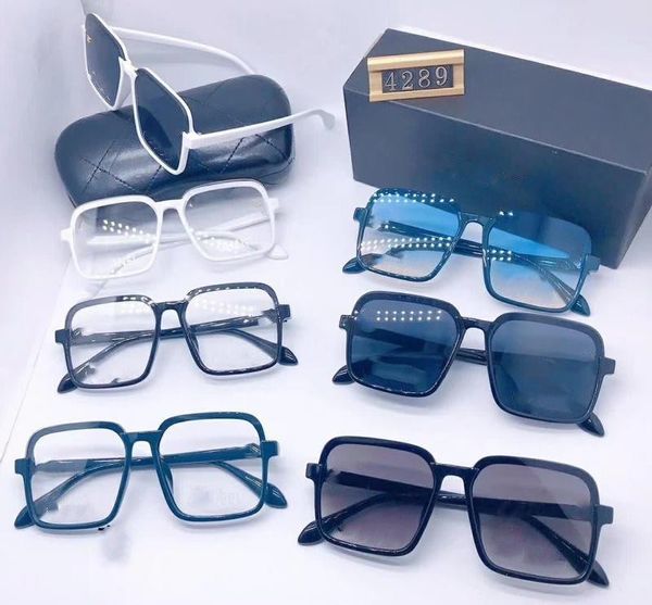 

women quality with big oversized high fashion shades rimless metal 4289 sun glass female square gradient sung hmlnb