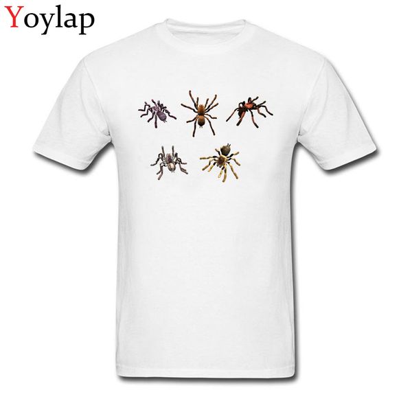 

sport men t-shirt a spider on it summer personality design animal print tee shirts cotton cloth plus size