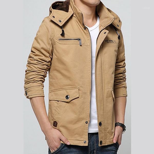 

618 clearance tide men winter warm jacket thermal thick men solid color warm hooded coats outdoor windproof jackets1, Black;brown