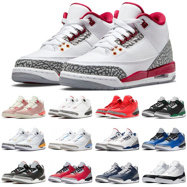

cardinal mens red 3s womens basketball shoes 3 pine green midnight navy laser orange fire red fragment white cement trainers sports sneakers