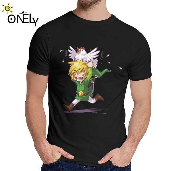 

cucco run legend of zelda tee casual o-neck new design men's vintage classic s-6xl camiseta sport hooded sweatshirt hoodie