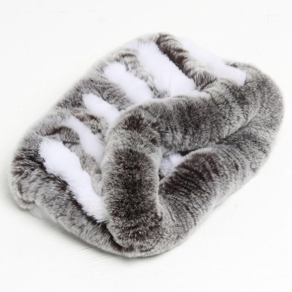 

women100% real genuine knitted rex fur scarf winter warm lady real fur scarfs girl handmade knit ring scarfs1, Blue;gray