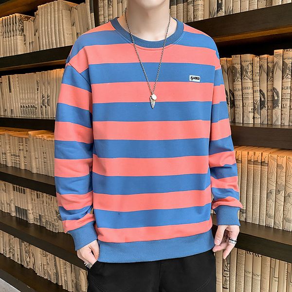 

new long 2021 shirt stripes the spring and autumn u8yv, White