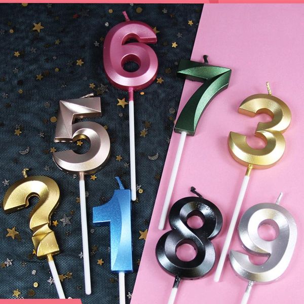 

happy birthday number candles home decoration accessories number candle party cake er baby shower for girl boys kids gift