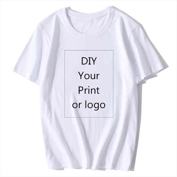 

2020 customized men women t shirt print like p or logo text diy your own design 100% cotton stranger things tshirt, White