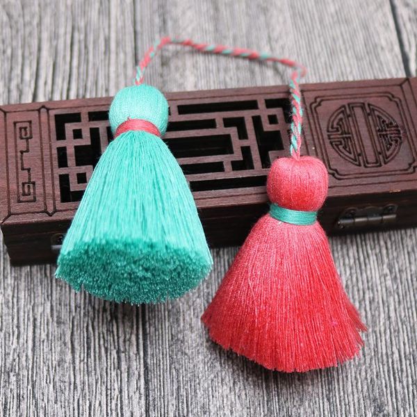 

6pcs two color tassel fringe pendant rope diy home textile curtain crafts decoration accessories hanging tassels fringe trim h jllgql