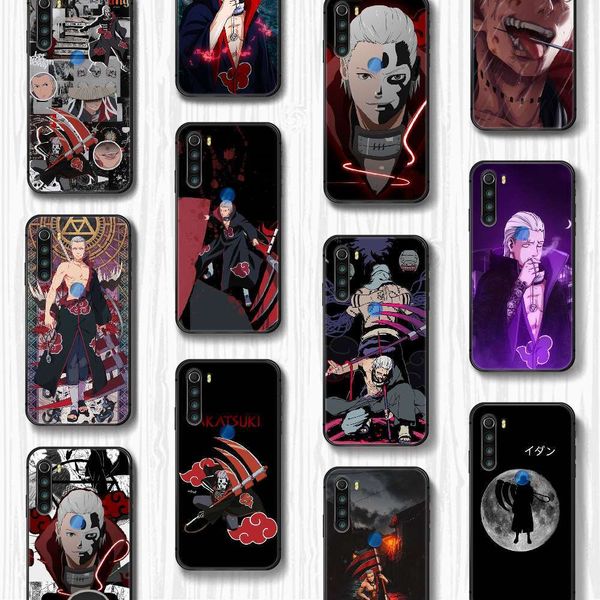 

naruto hidan mobile phone cover, animation shell is redmi 7a 8a s2 k20 note 5 5a 67 8t 9 9s pro max black etui paint4fre