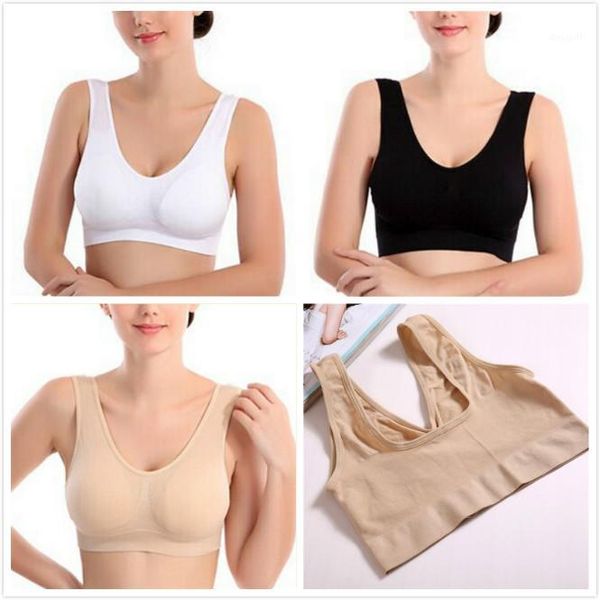 

gym clothing women yoga bra breathable sports fitness underwear running sport wear quick drying, White;black