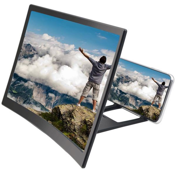 

besegad 12 дюймов складной экрана телефона усилитель увеличитель для все смарт-телефон 3d hd кривого кронштейн magnifier tool yxlmbw cases20