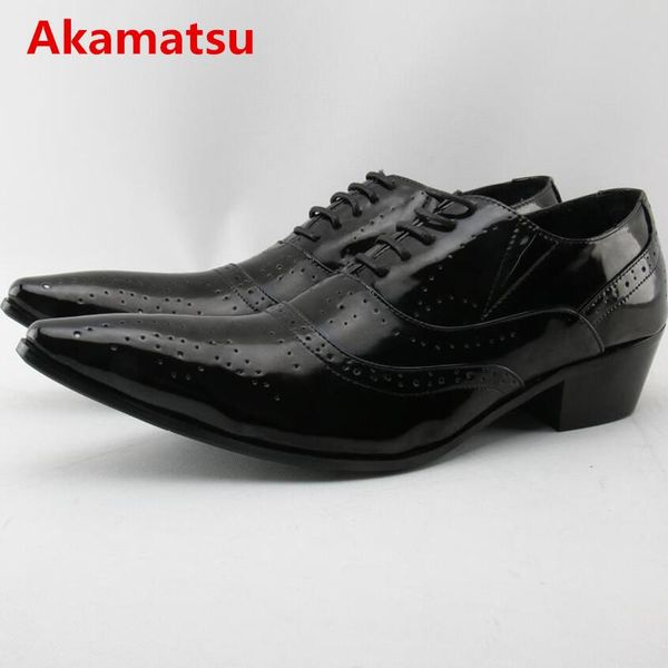 

zapatos hombre mens shoes high heels pointy wedding shoes black genuine leather formal men snake skin fashion loafers