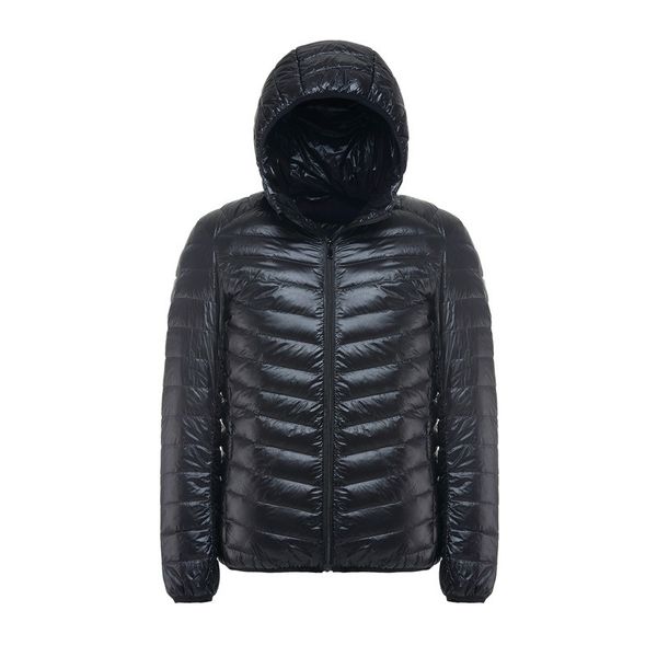

2021 new plus 11xl 10xl 9xl 8xl coat male ultra light down jacket men windbreaker feather lightweigt hooded winter parka d4qr, Black