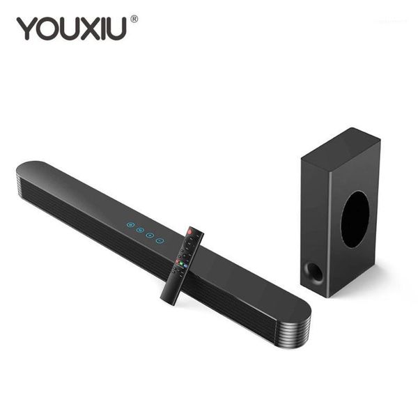 

youxiu 2020 new arrival 120w home theater tv soundbar with subwoofer bluetooth speakers strong bass stereo surround sound bars1