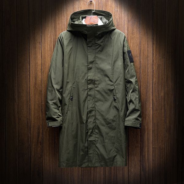 

2021 new male fashion style black green autumn coat size -4xl e3au, Tan;black