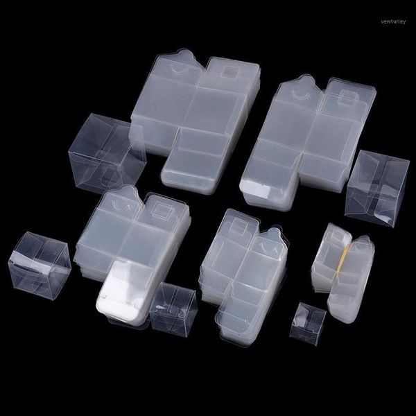 

gift wrap 50pcs transparent candy box square pvc chocolate bags boxes wedding favor1