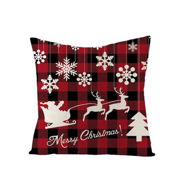 

christmas cushion cover 4545 pillowcase sofa cushions pillow cases cotton linen pillow covers home decor 0262 swy wmtepk