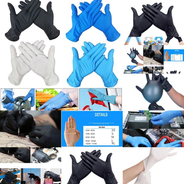 

factory7c9dinsulated protective nitrile disposable powder navy blue (latex) - pack of 1 pieces glovesoutletahf2outl