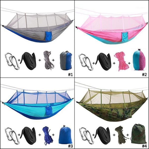 

tents and shelters tent hammock hanging camping mosquito net couch outdoors nylon 4color travel lifts sturdy swing bed durable1