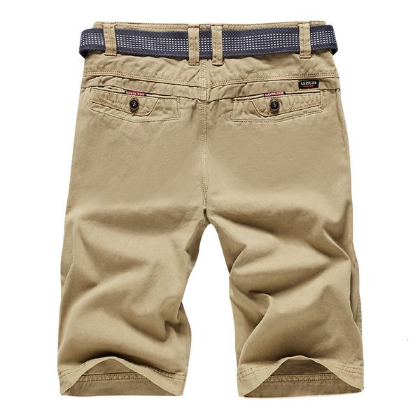 

summer new mid waist 95 cotton washed 5-point large casual versatile shorts men's pants, White;black