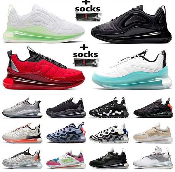 

new arrival mx 720-818 mens womens run shoes ispa triple black white obj multi-color jogging outdoors men sports sneakers trainers