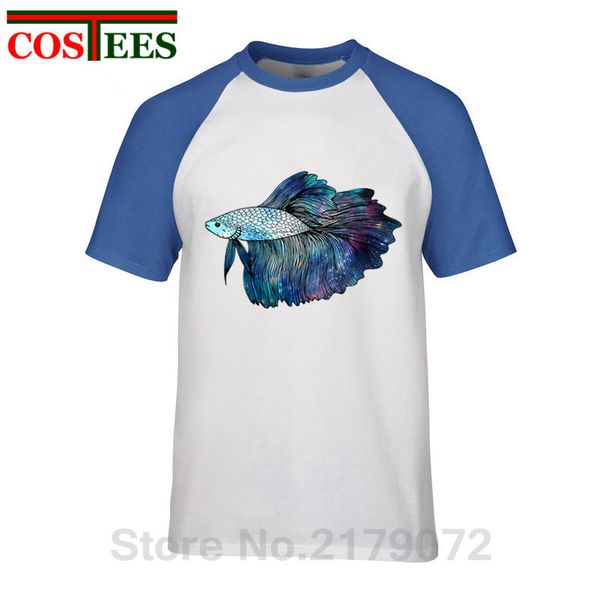 

sport 2020 latest galaxy betta splendens t shirts men beautiful betta fish t-shirts homme elegant fighting fish tshirt hombre camiseta