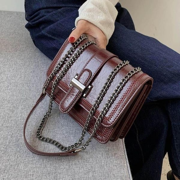 

mini pu leather crossbody bags for women 2020 chain solid color shoulder messenger bag female simple handbags and purses