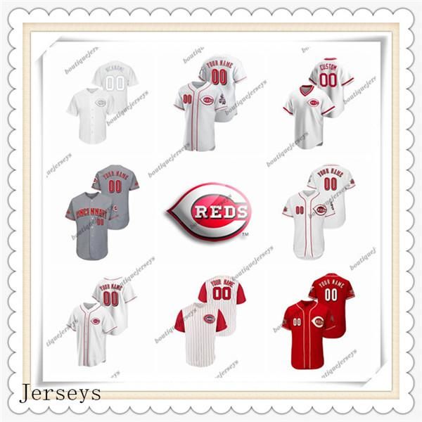 

custom cincinnati reds men women youth personalized #00 any name and number black crimson white red gray jerseys, Blue;black
