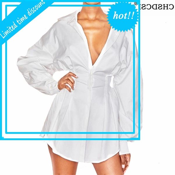 

chsdcsi shirt jurk bandage party club bodycon elegant dress batwing mouw white office dame ploided mini dresses women, Black