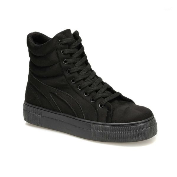 

flo bach k85z suede black women boots butigo1