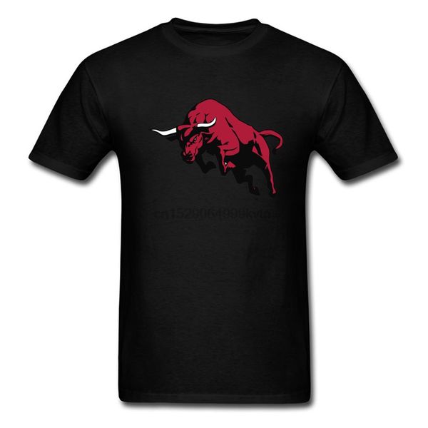 

drop shipping bull печати прохладный мужчины футболка мода черный тис плюс размер tops животных мультфильм красный одежда спортивная с капюш
