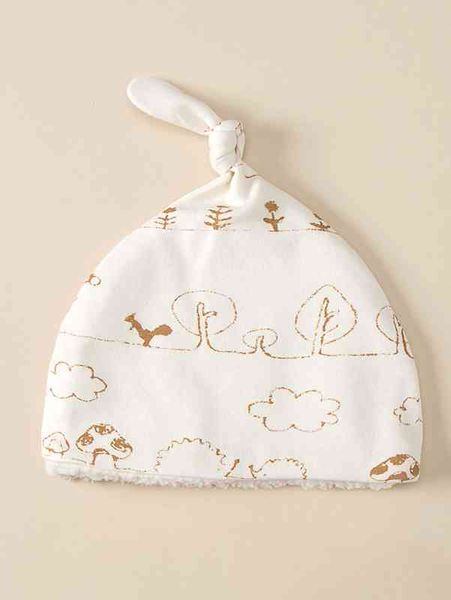 

baby mushroom print hat she, Yellow