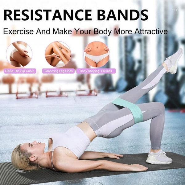 

resistance bands 1pc fitness exercise strength pilates sport latex yarn crossfit workout gym equipment1