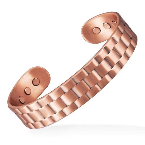 

fashion trend red copper jewelry wild woman copper bracelet bracelet, Golden;silver