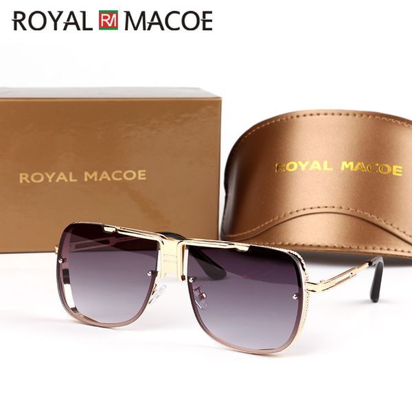 

royal goggle frame oculos luxury retro male macoe men's sun square brand for men glasses polarized mirror shades sunglasses sudvk, White;black