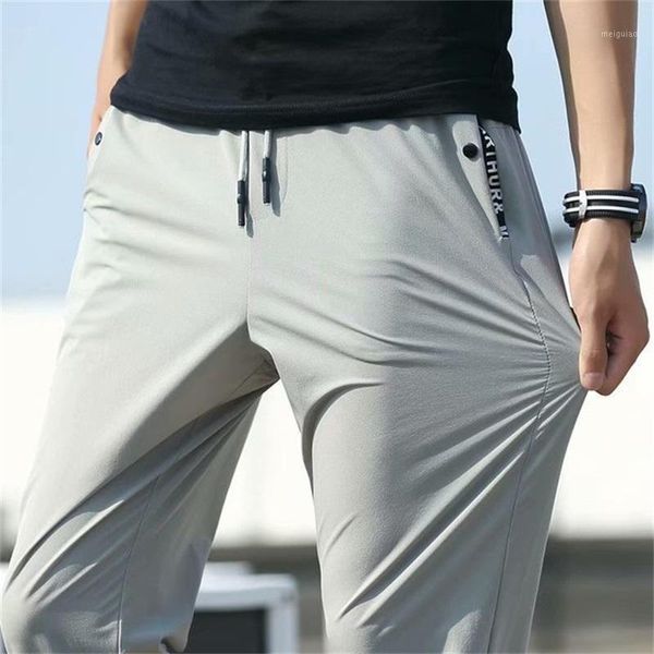 

summer men's casual pants stretch black youth trousers quick-drying harem pants sports men joggers man summer trousers male1