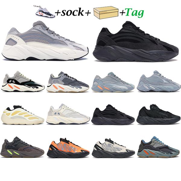 

new kanye 700 men women running shoes trainers safflower azael alvah inertia solid grey vanta blue outdoor a steal sports gift sneaker, White;red