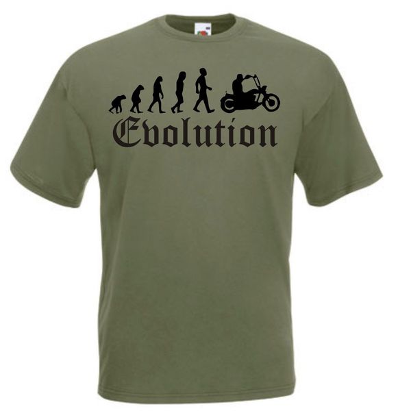 

2019 fashion olives t-shirt biker evolution from biker 100% cotton print shirt tee cotton tee shirt sport hooded sweatshirt hoodie
