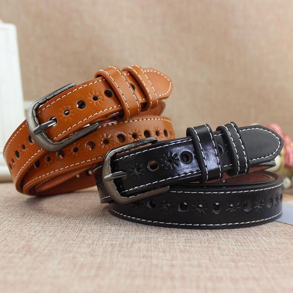 

2021 new design suits all size women belt faux leather jeans pants belt gift for girl for women girl, Black;brown