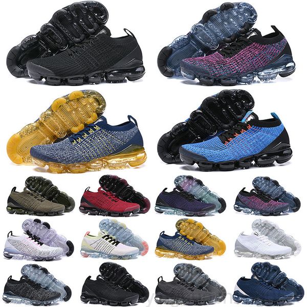 

2019 chaussures moc 2 laceless 2.0 casual shoes triple black designer mens women sneakers fly white knit cushion trainers zapatos gh9j