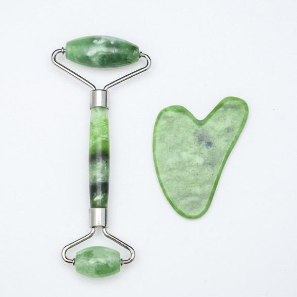 

xiuyu geometric jade roller decoration zinc alloy gemstone grinding set optional