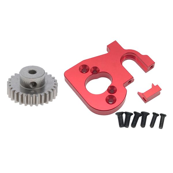 

2pcs 1/14 rc car metal 27t pinion gear + motor seat for wltoys 144001