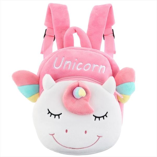 

1 pc cute unicorn backpack childern cartoon school shoulder bag kids kindergarten double shoulder backpack dropship