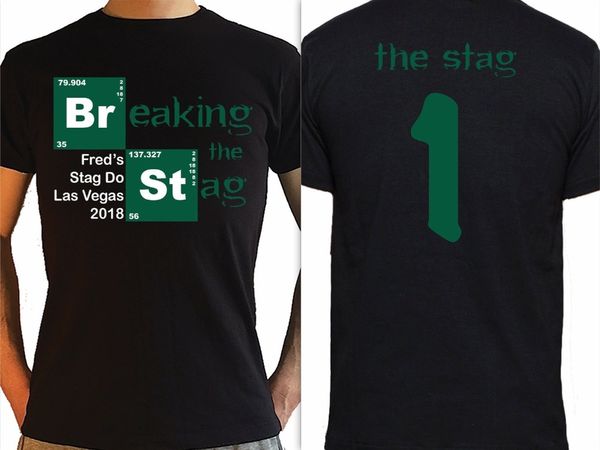 

breaking bad футболка олень do walter white гейзенберга джесси розовый человек моды с коротким рукавом повседневная рубашка мужская спортивн