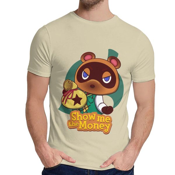 

s tom nook show me the money animal crossing soft slim new arrival 's hip hop short sleeve sport hooded sweatshirt hoodie men t s