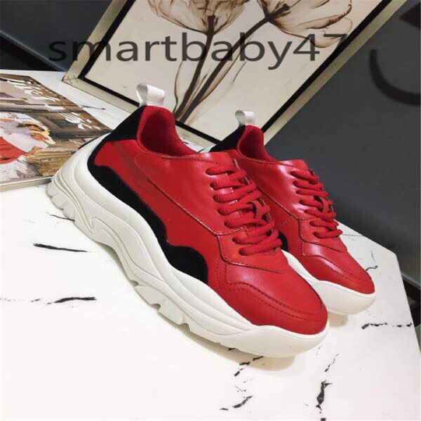 

fashion mens womens designer shoes leather sneaker brand lightweight rubber sole sneakers for men women size35-40, Black