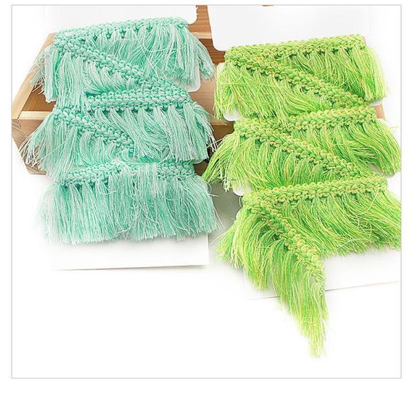 

polyester fringe lace tassel 4cm multicolor handmade fringes trim ribbon for diy crafts tablecloths garments bags accessories 5y h qylcts